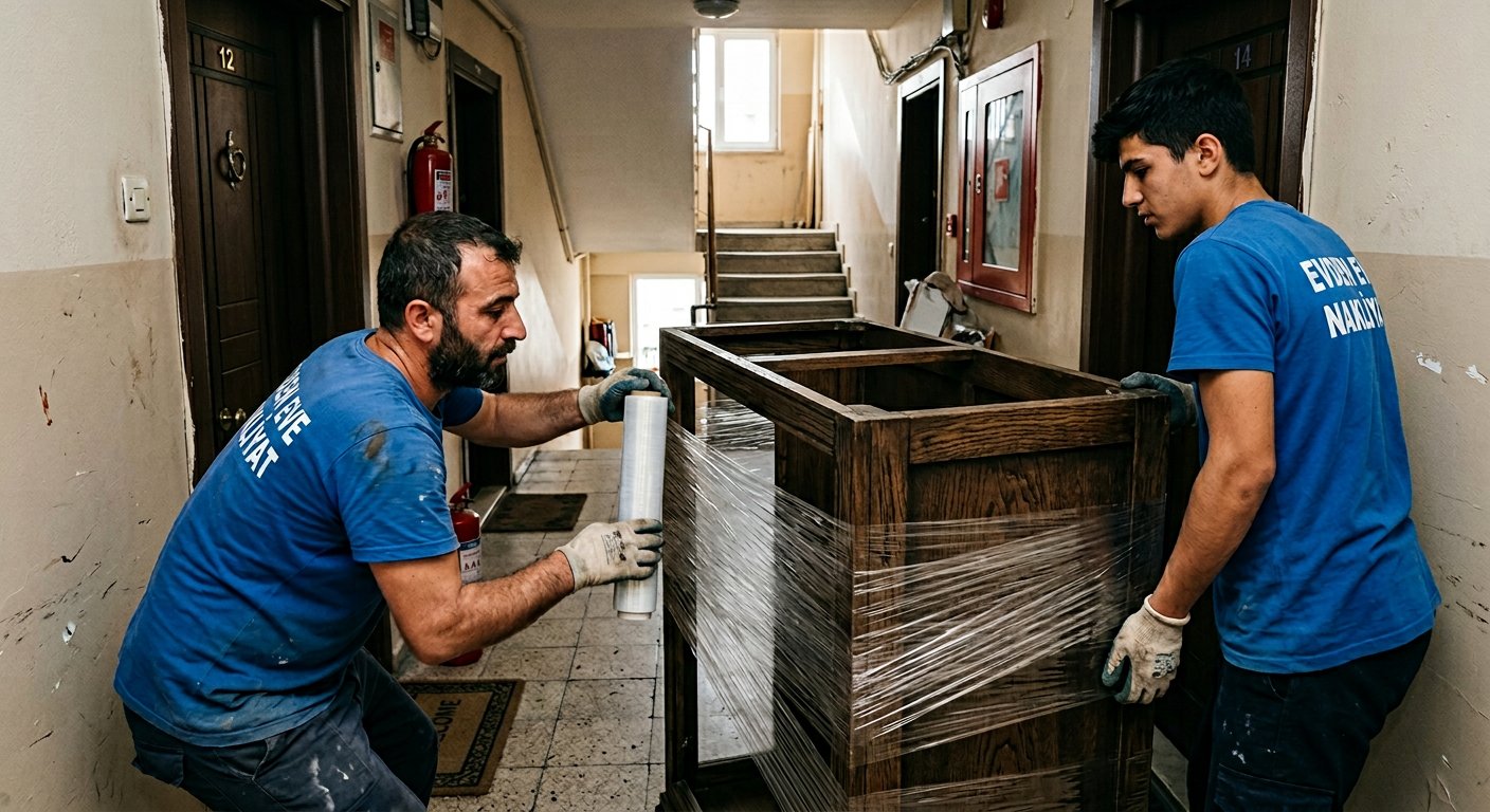 Agir ahsap konsolun ekipli kaldirilmasi - Yatak ve Baza Taşıma