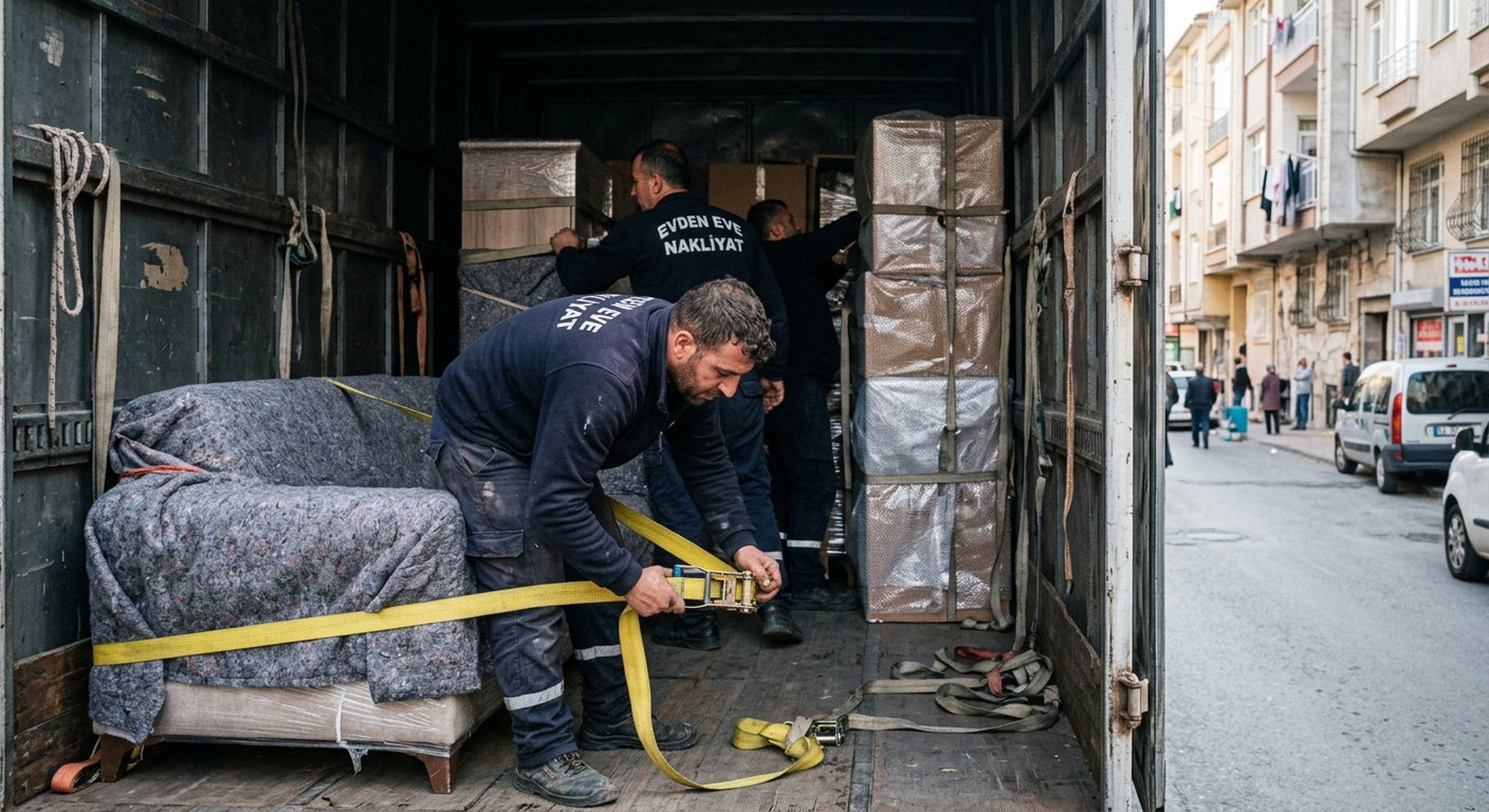 Sehir icinde kapali kasa nakliye hizmeti - asansörlü nakliyat